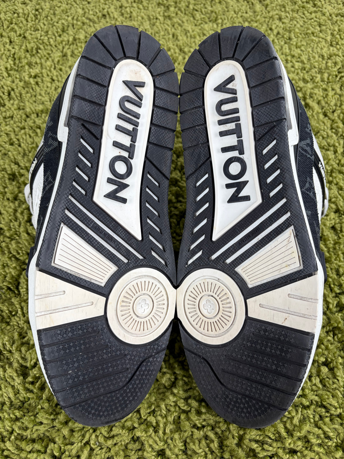 Louis Vuitton Trainer In Denim Nera  8.5