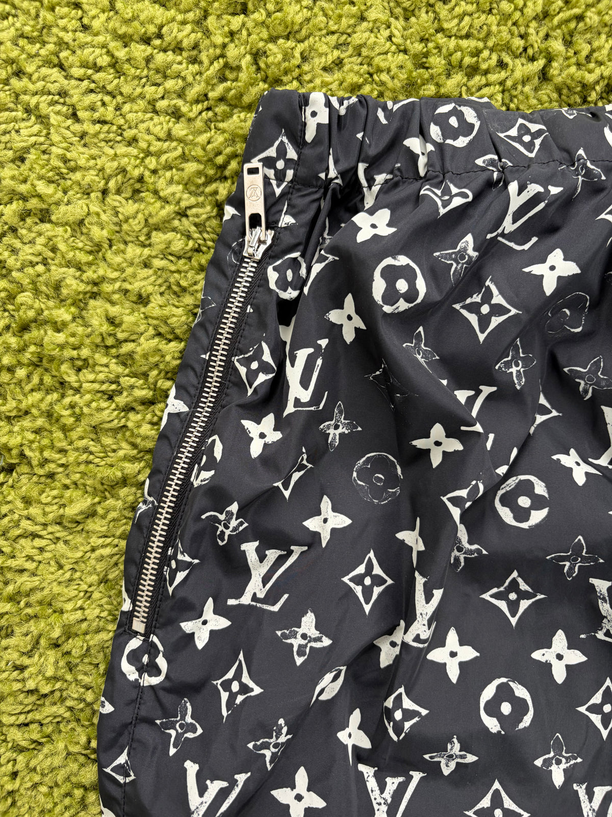 Pantalone Louis Vuitton Stencil Effect Monogram Nero 36