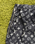 Pantalone Louis Vuitton Stencil Effect Monogram Nero 36