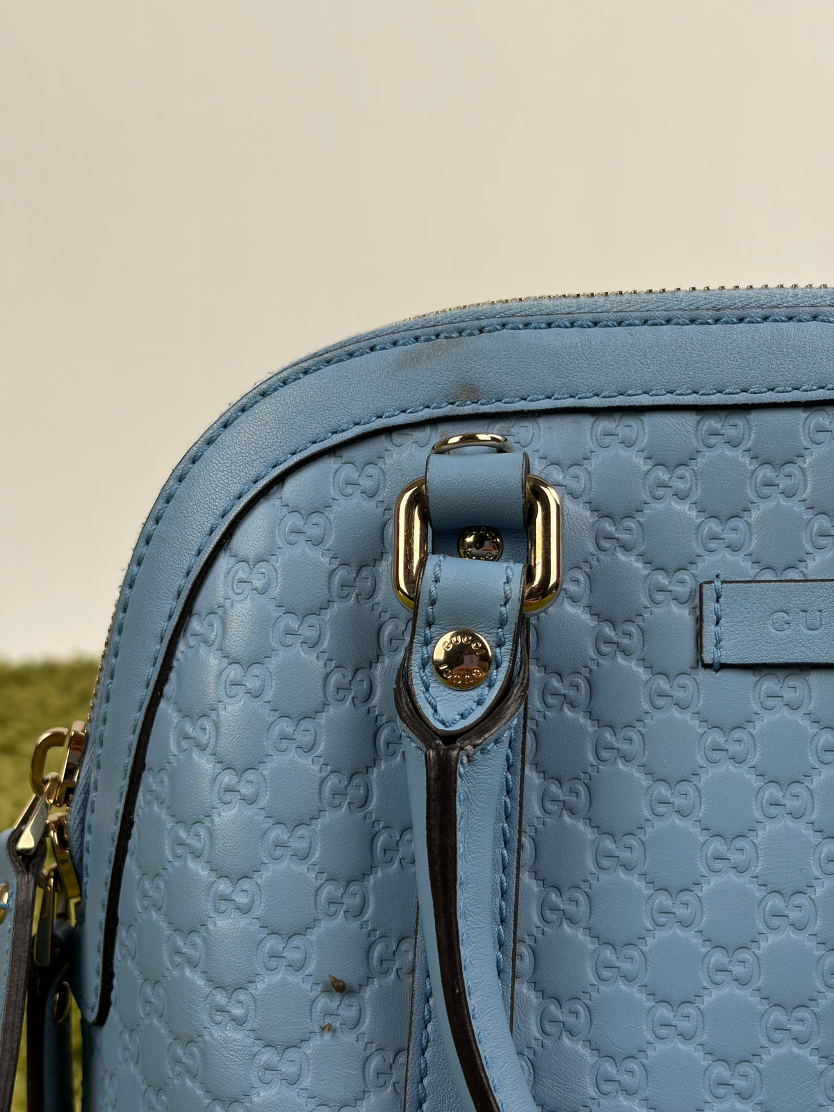 Borsa Dome Gucci Azzurra