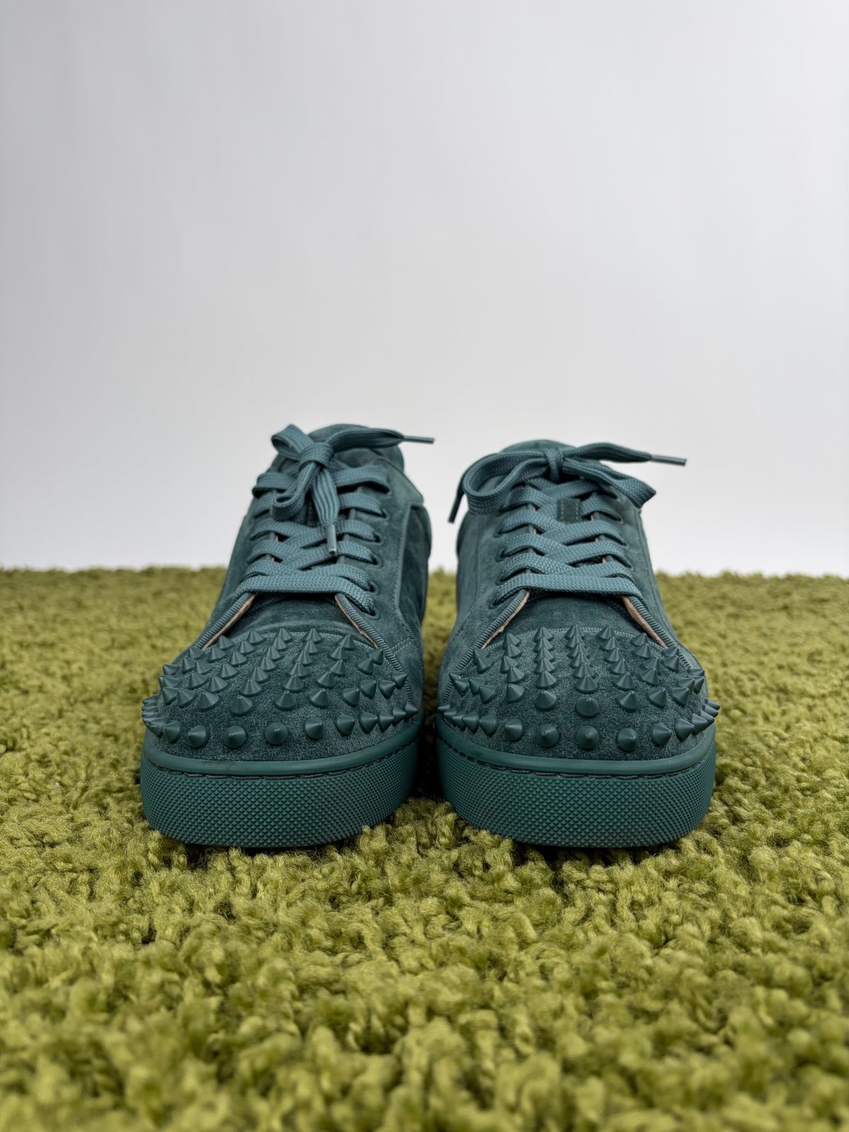 Christian Louboutin Spikes Verde 43 - Second Hand Di Fiore