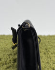 Borsa a spalla Prada Mini in raso Nero