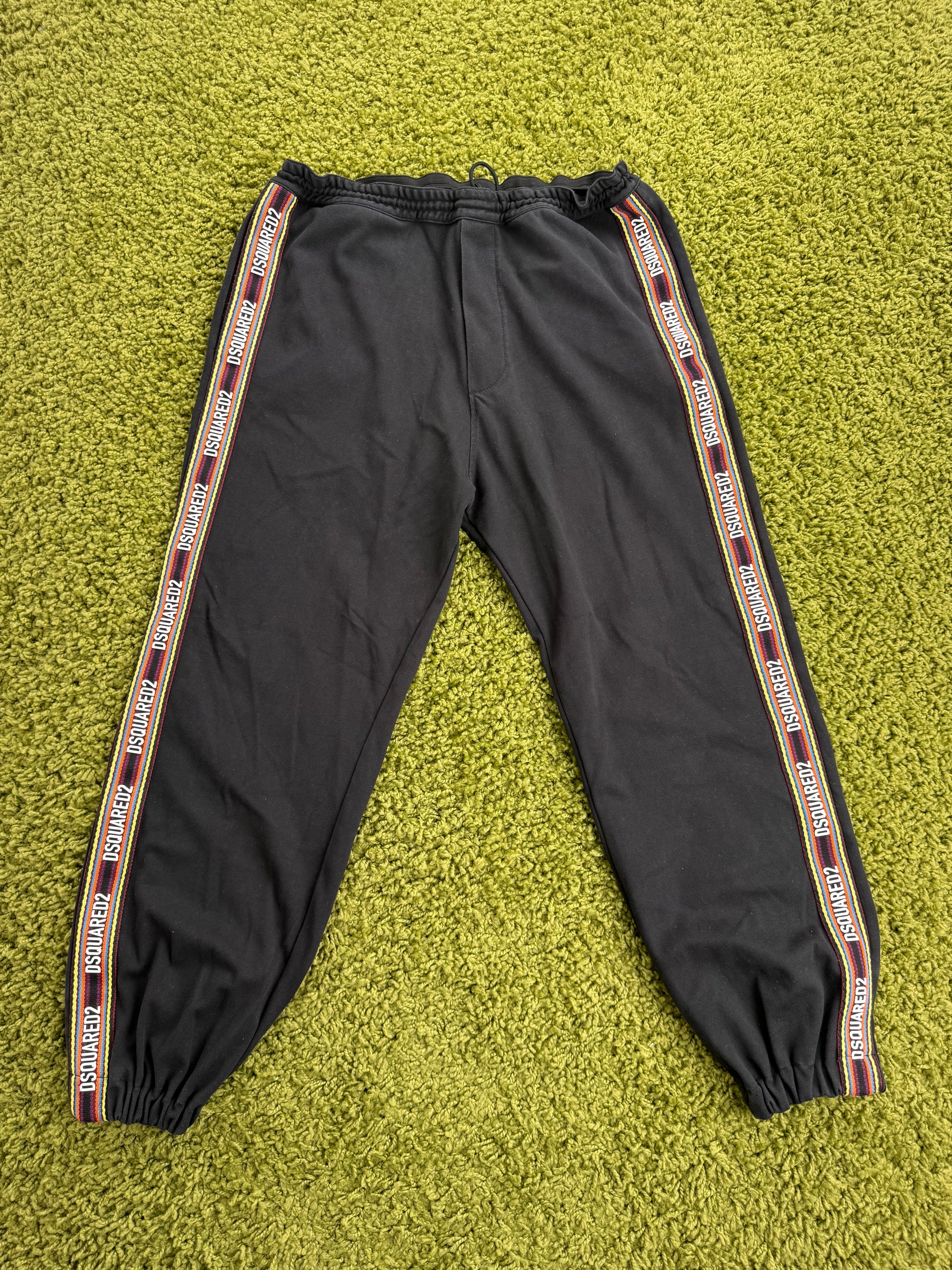 Completo Dsquared2 Nero Felpa XL pantalone XL