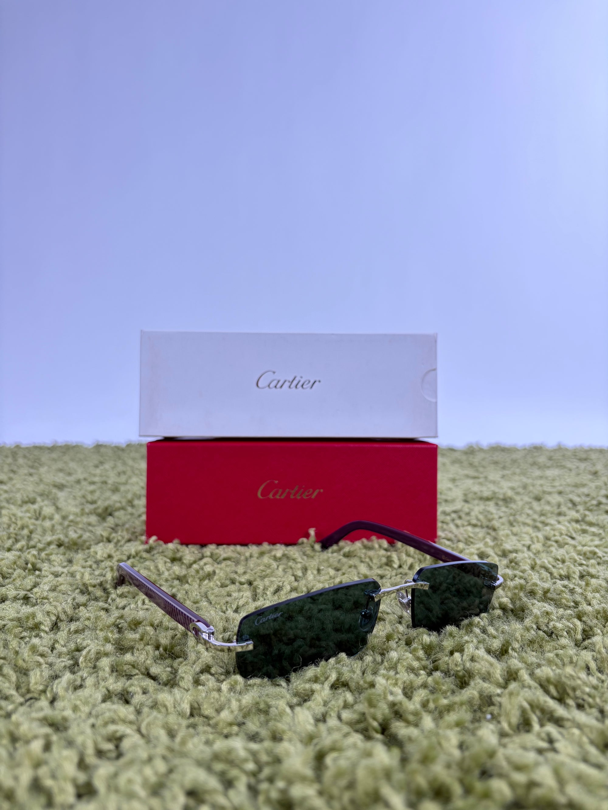 Occhiali Cartier 4754195 viola e neri