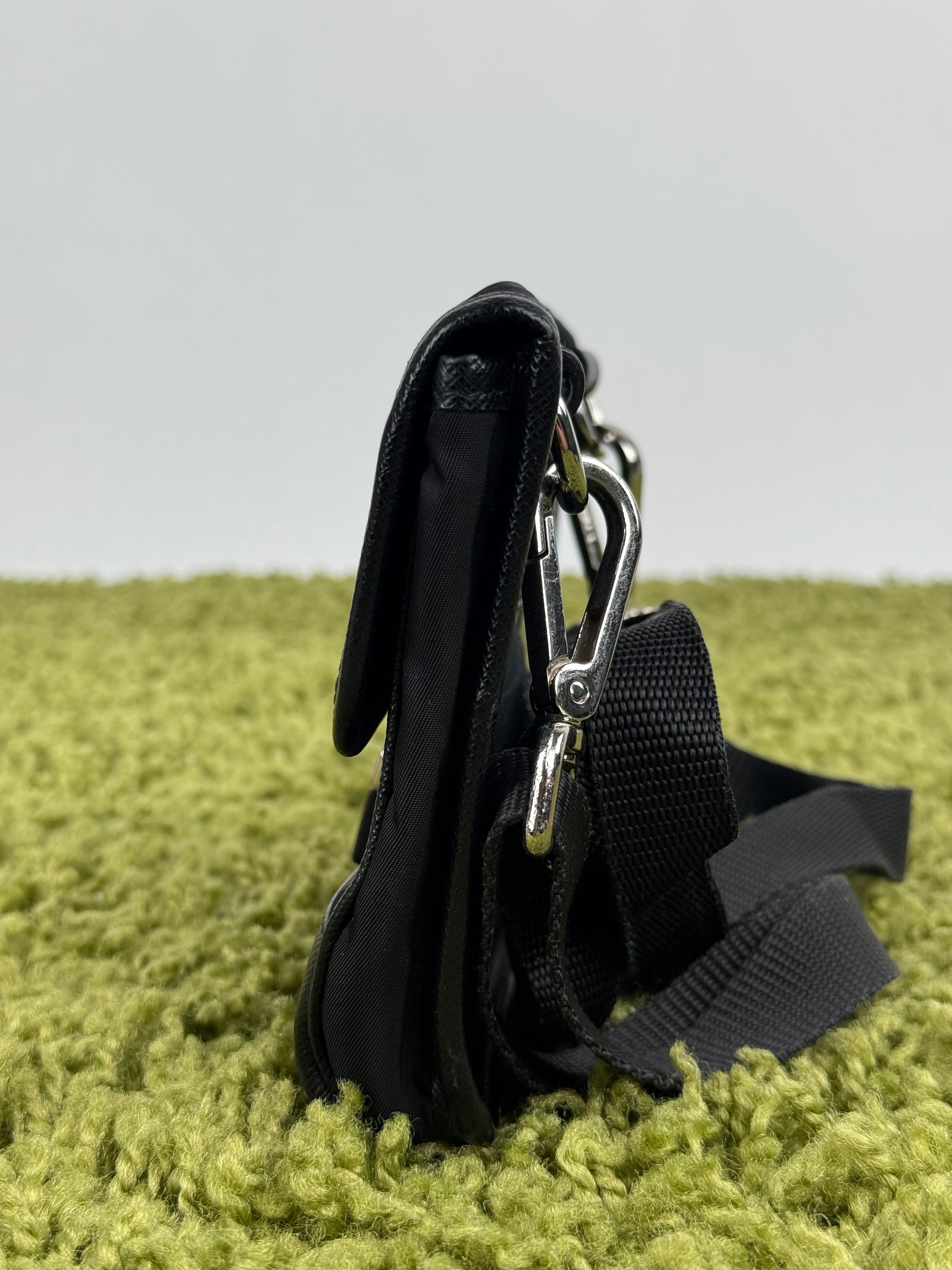 Porta Smartphone Prada in Re Nylon Nero
