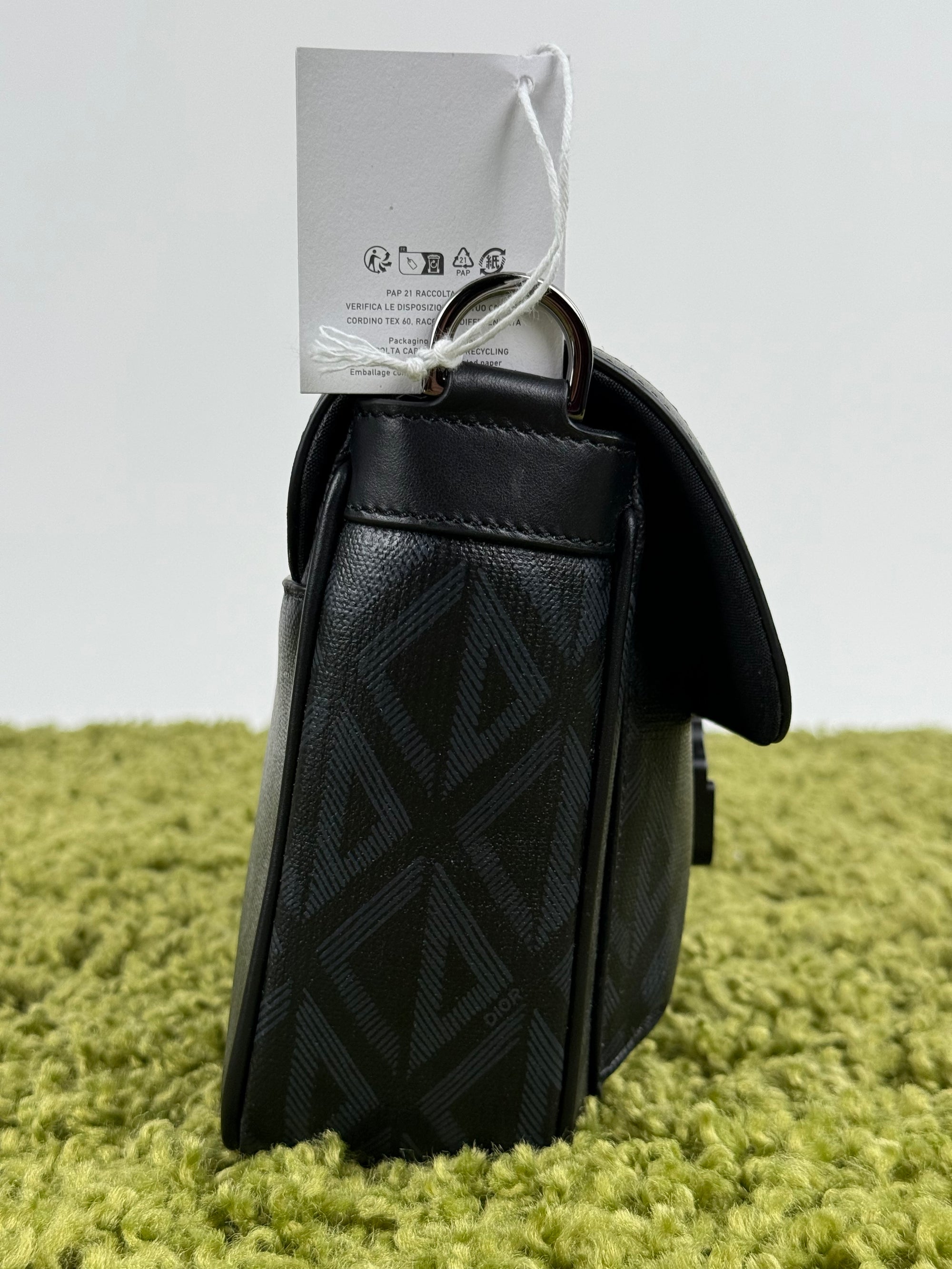 Borsa a tracolla Diamond Cd Christian Dior Nero