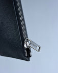 Pochette Givenchy Leo in pelle Nero