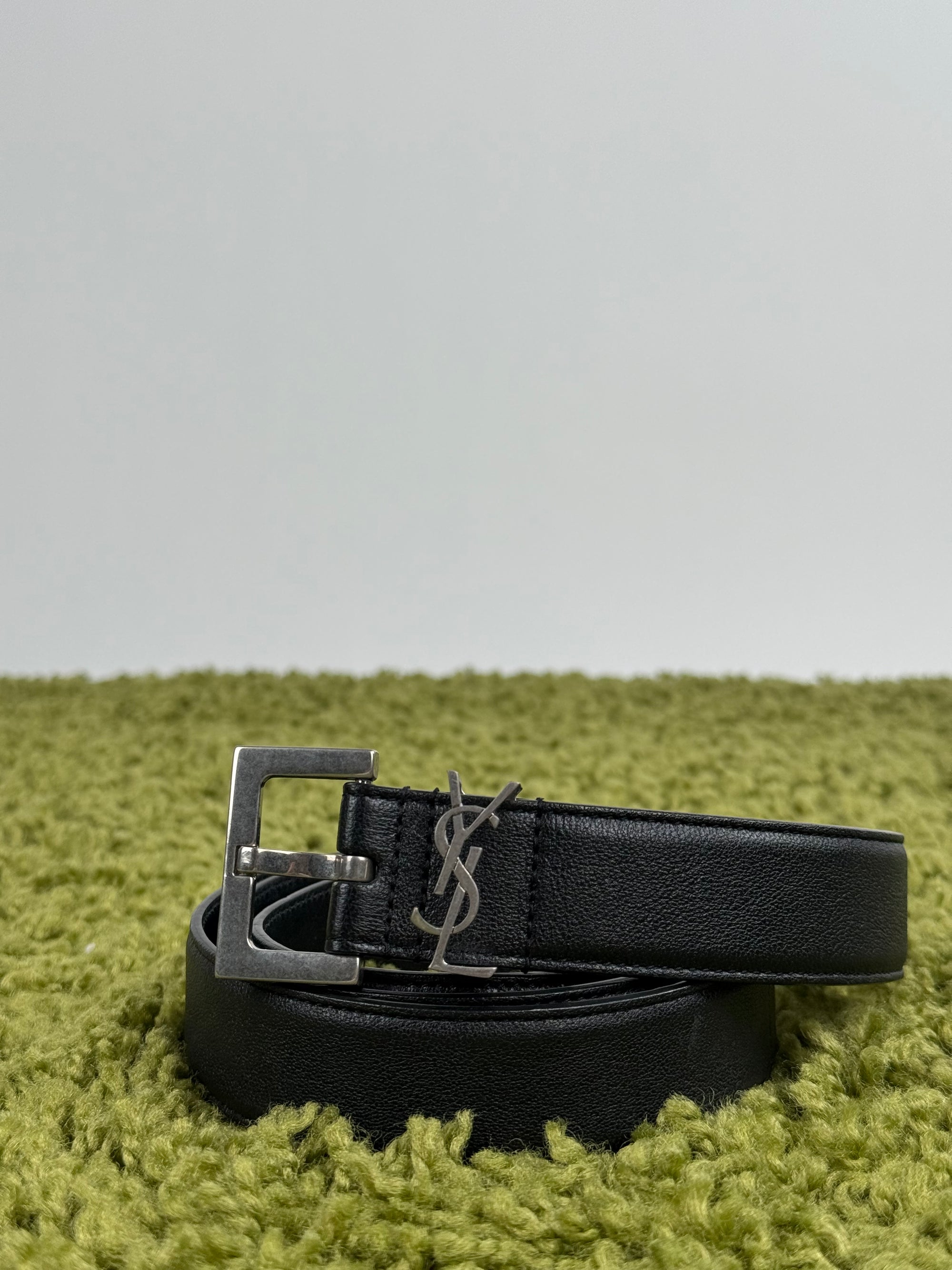 Cintura Saint Laurent Cassandre Nero 110