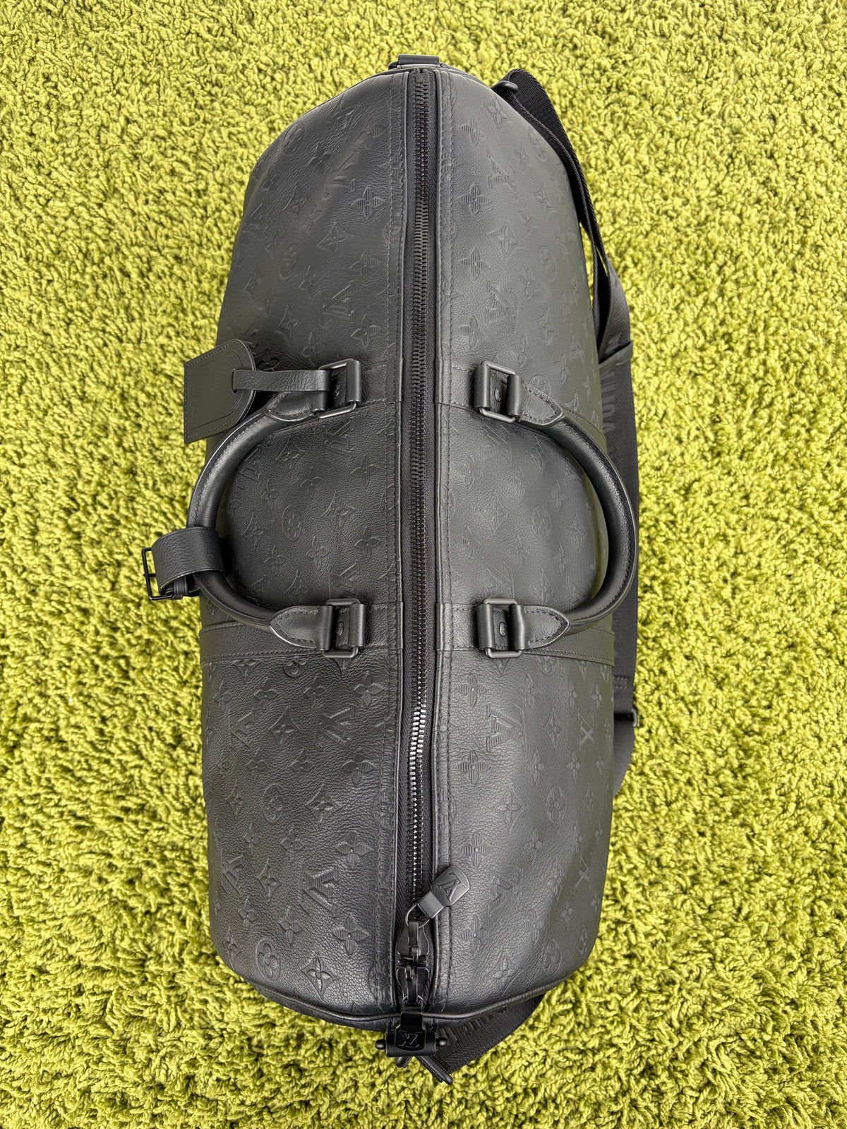 Borsone keepall Louis Vuitton Bandoulière 50 Nera