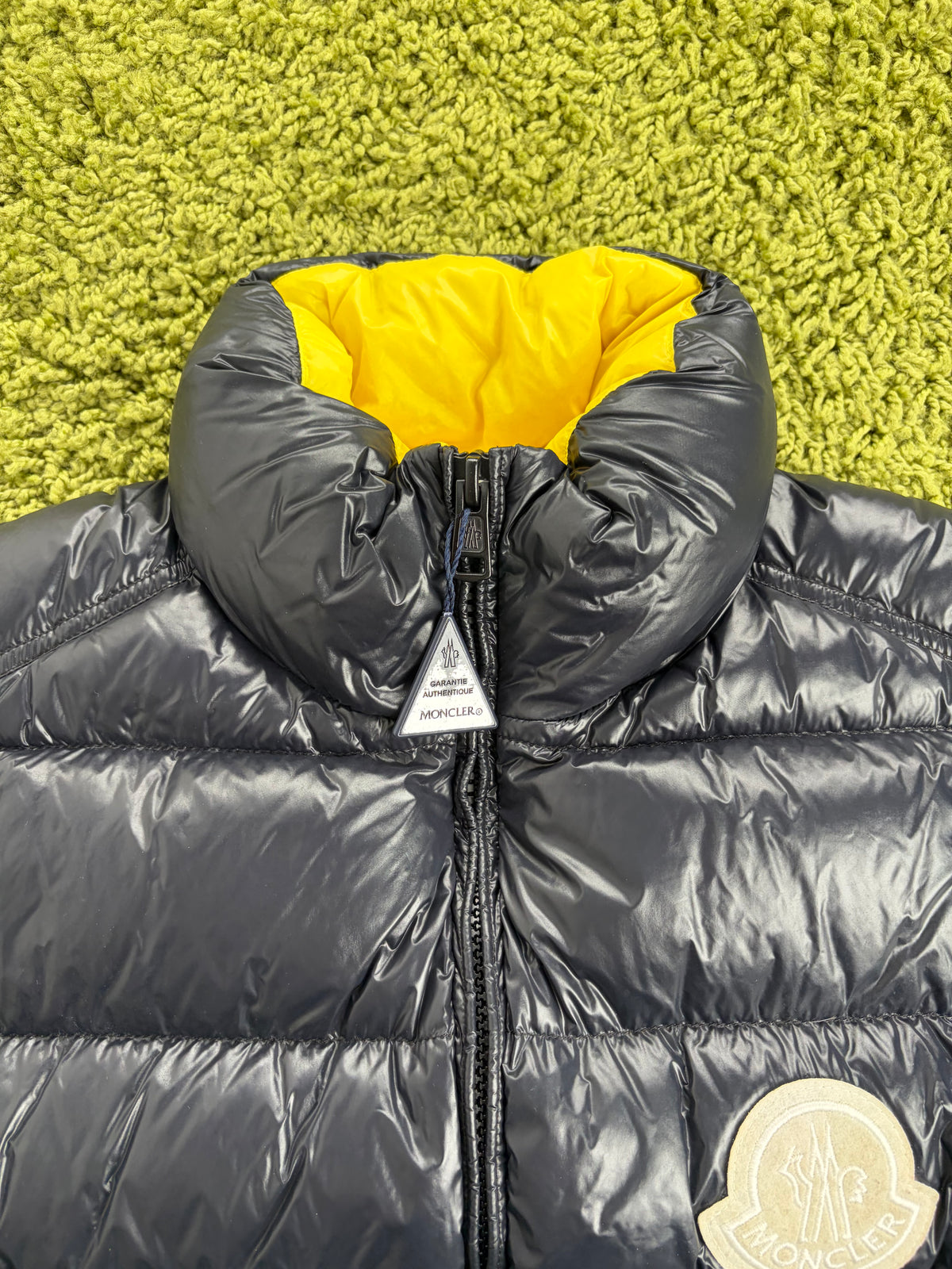 Gilet Moncler Parke in Nylon Nero