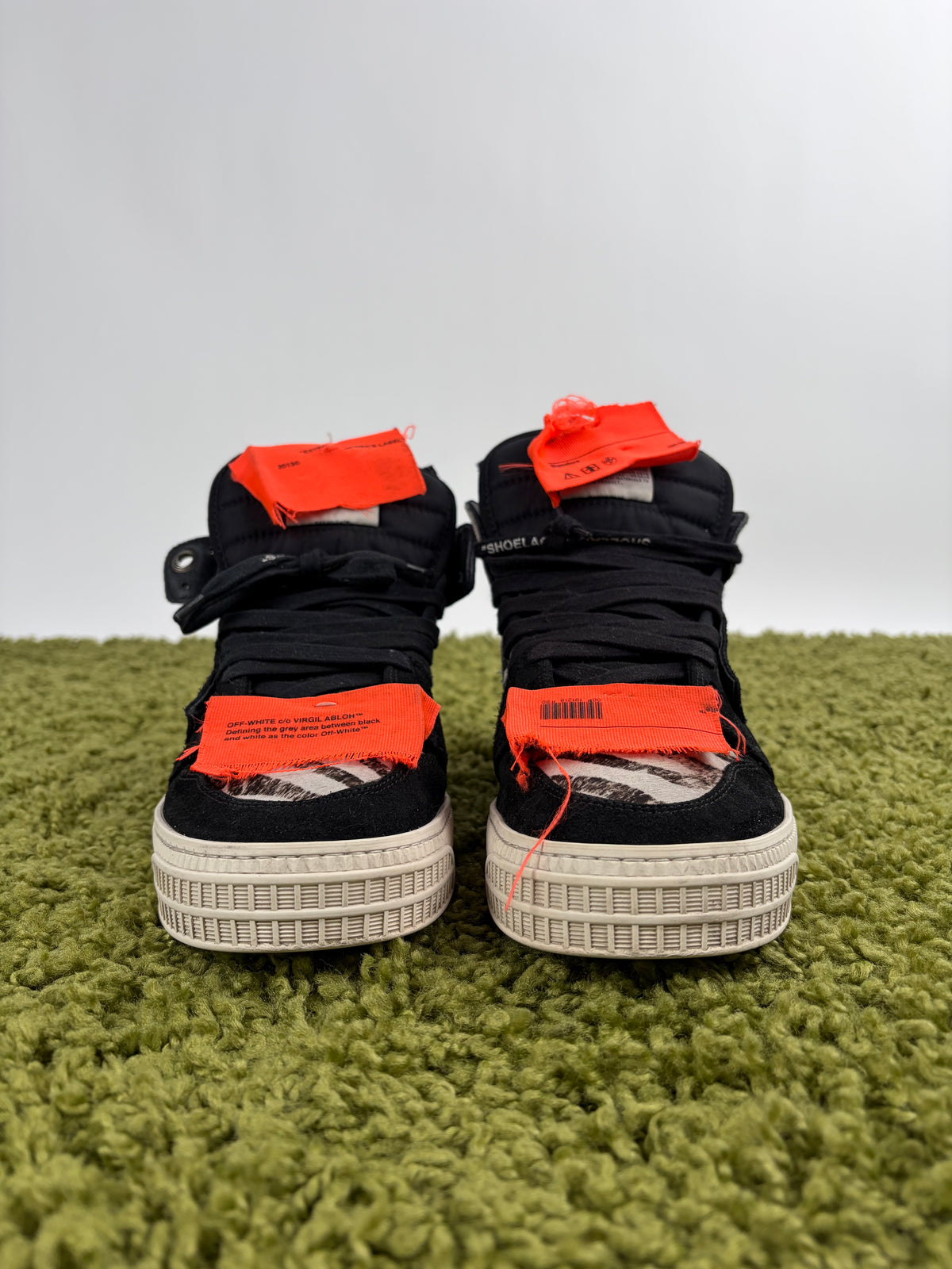 Off White Nera 3.0 Off Court High-Top Pony Zebra Multicolor 39