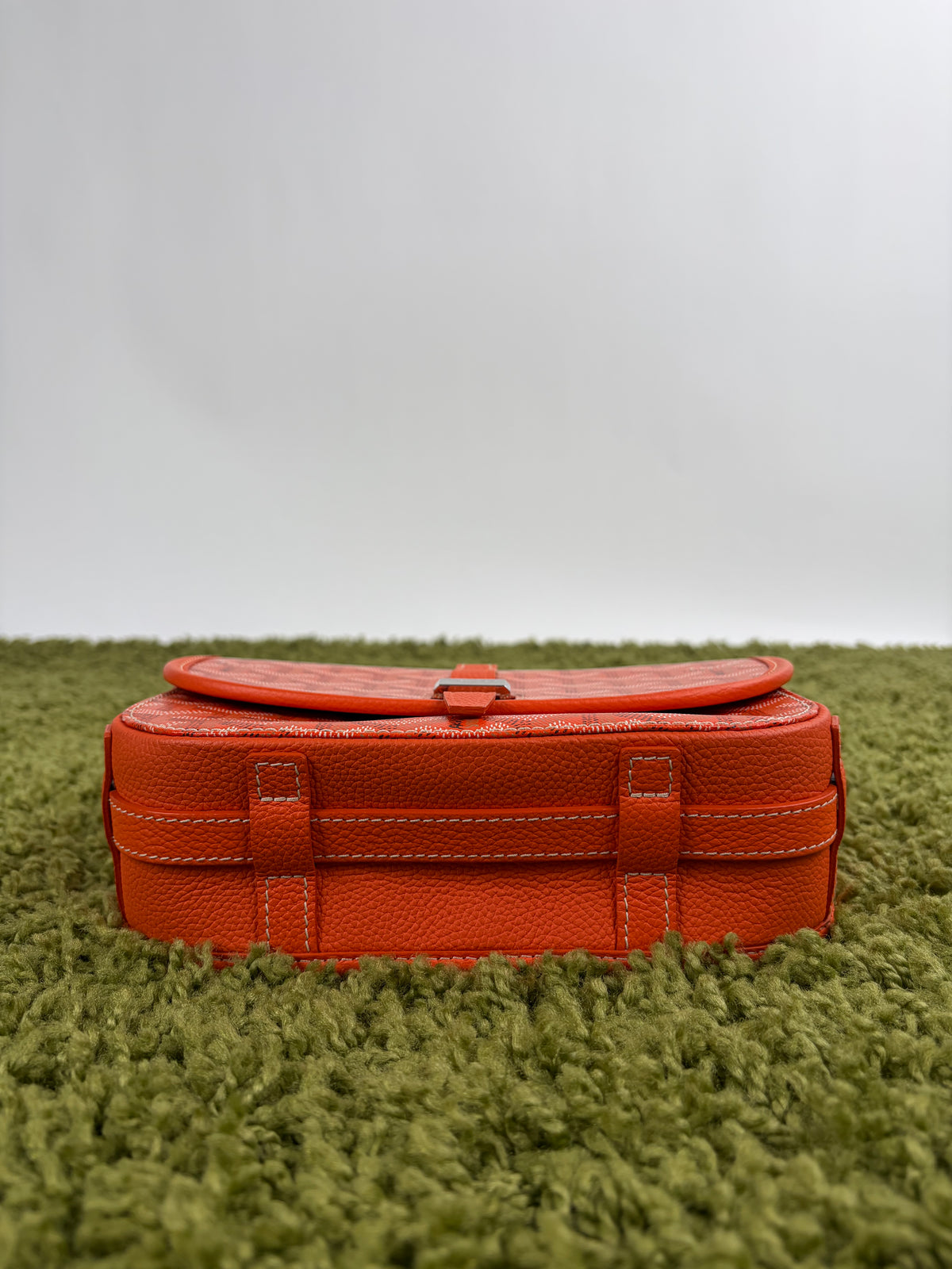 Borsa Goyard Belvedere PM in tela Goyardine Arancione