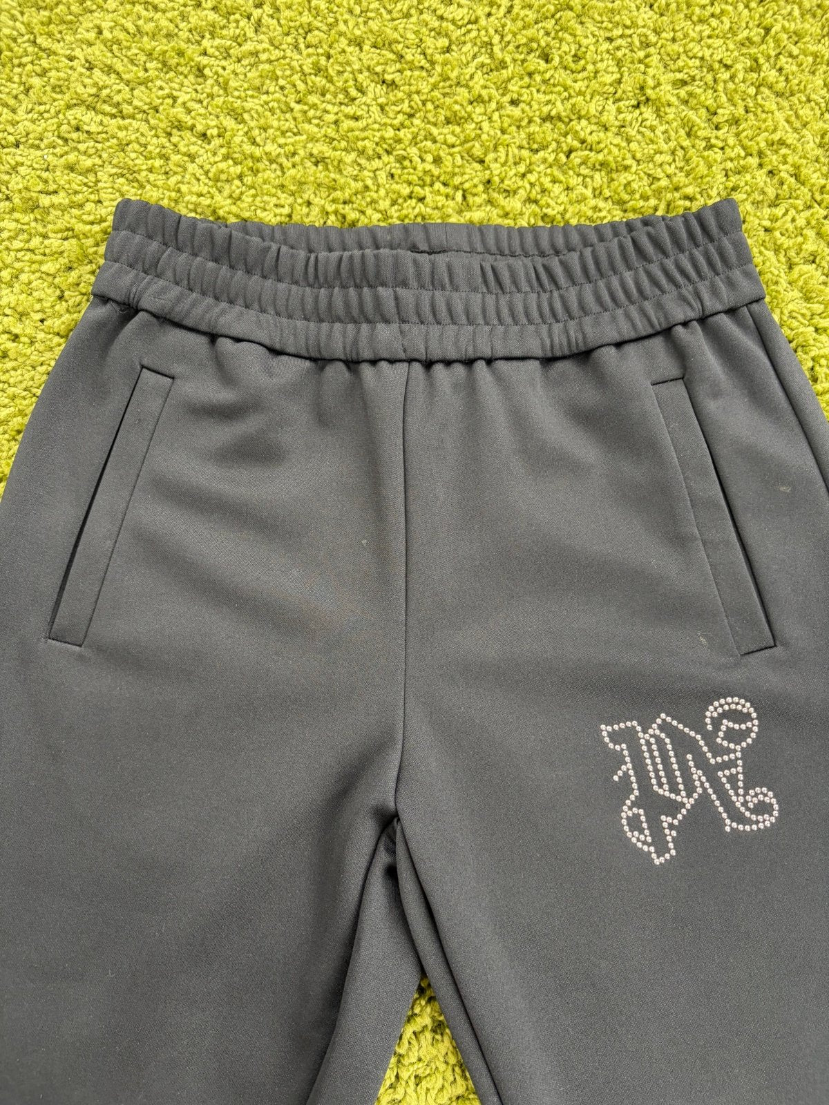 Pantalone Palm Angels Milano in techno Nero M - Second Hand Di Fiore