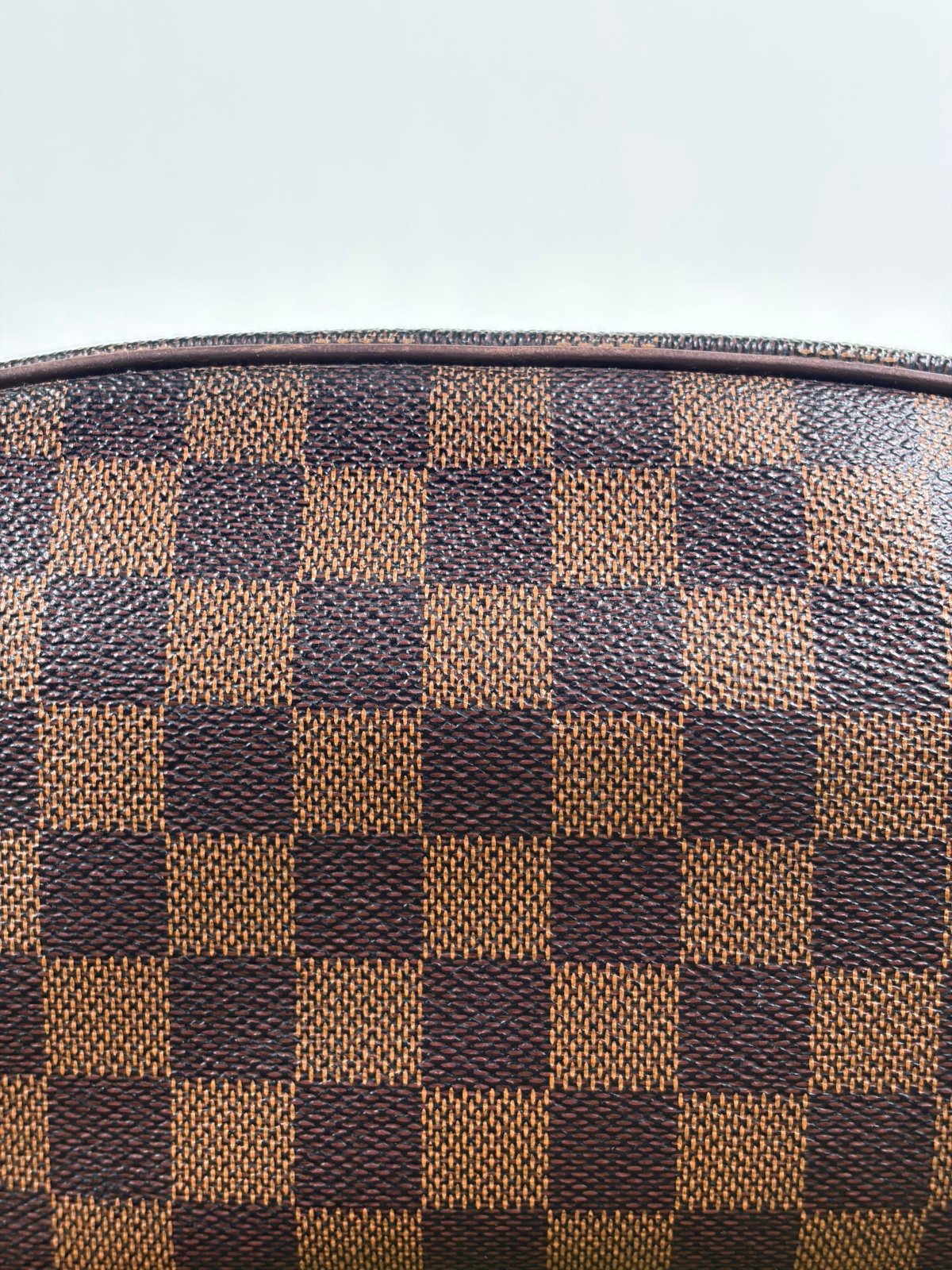 Beauty Case Louis Vuitton in tela Damier Marrone - Second Hand Di Fiore