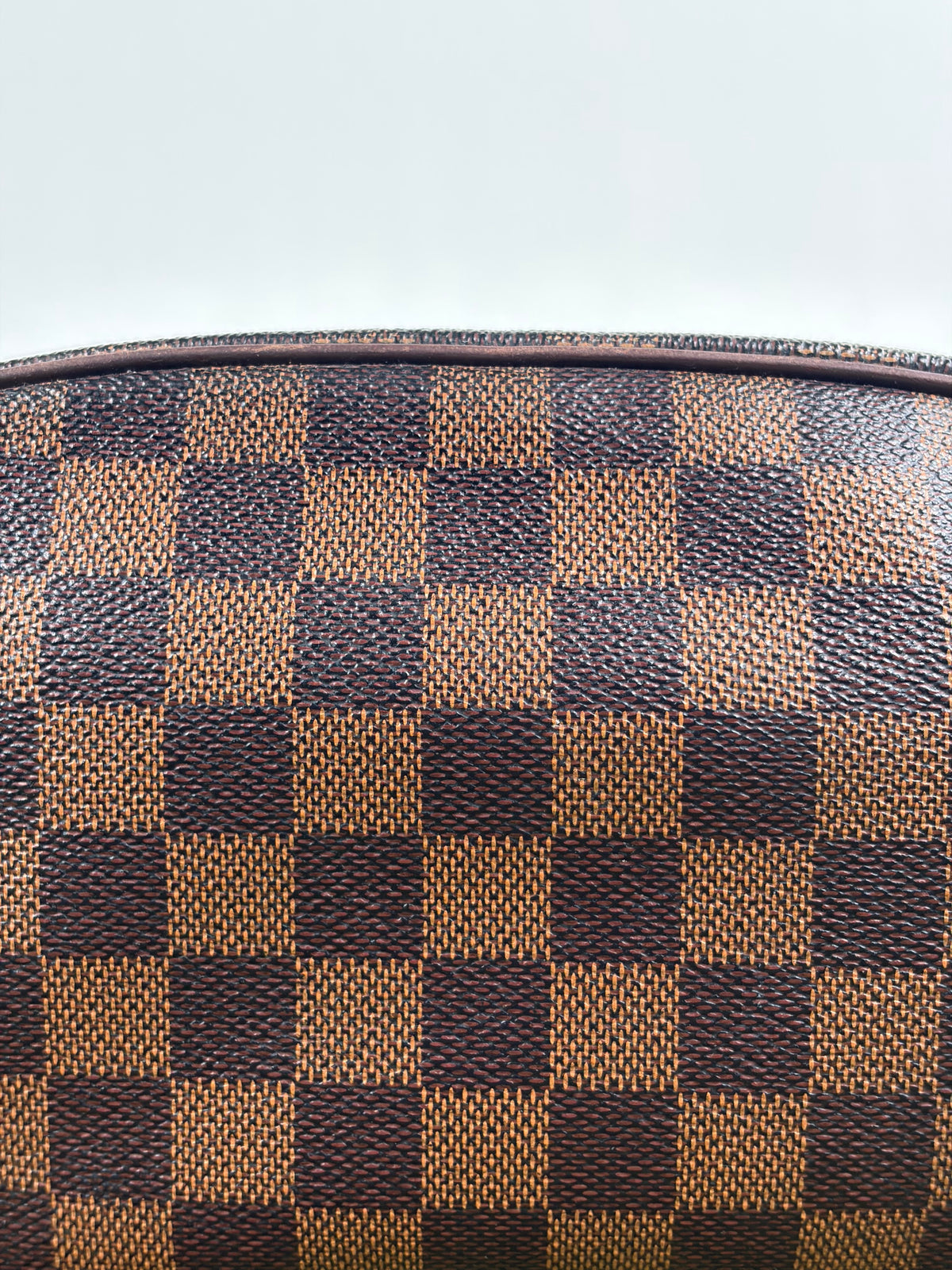 Beauty Case Louis Vuitton in tela Damier Marrone