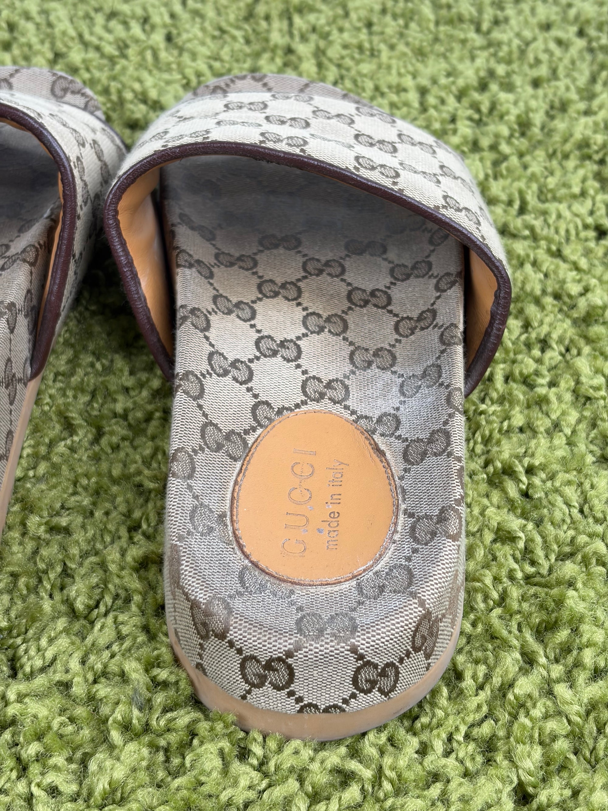 Sandali Gucci Size 10=44 beige e marroni