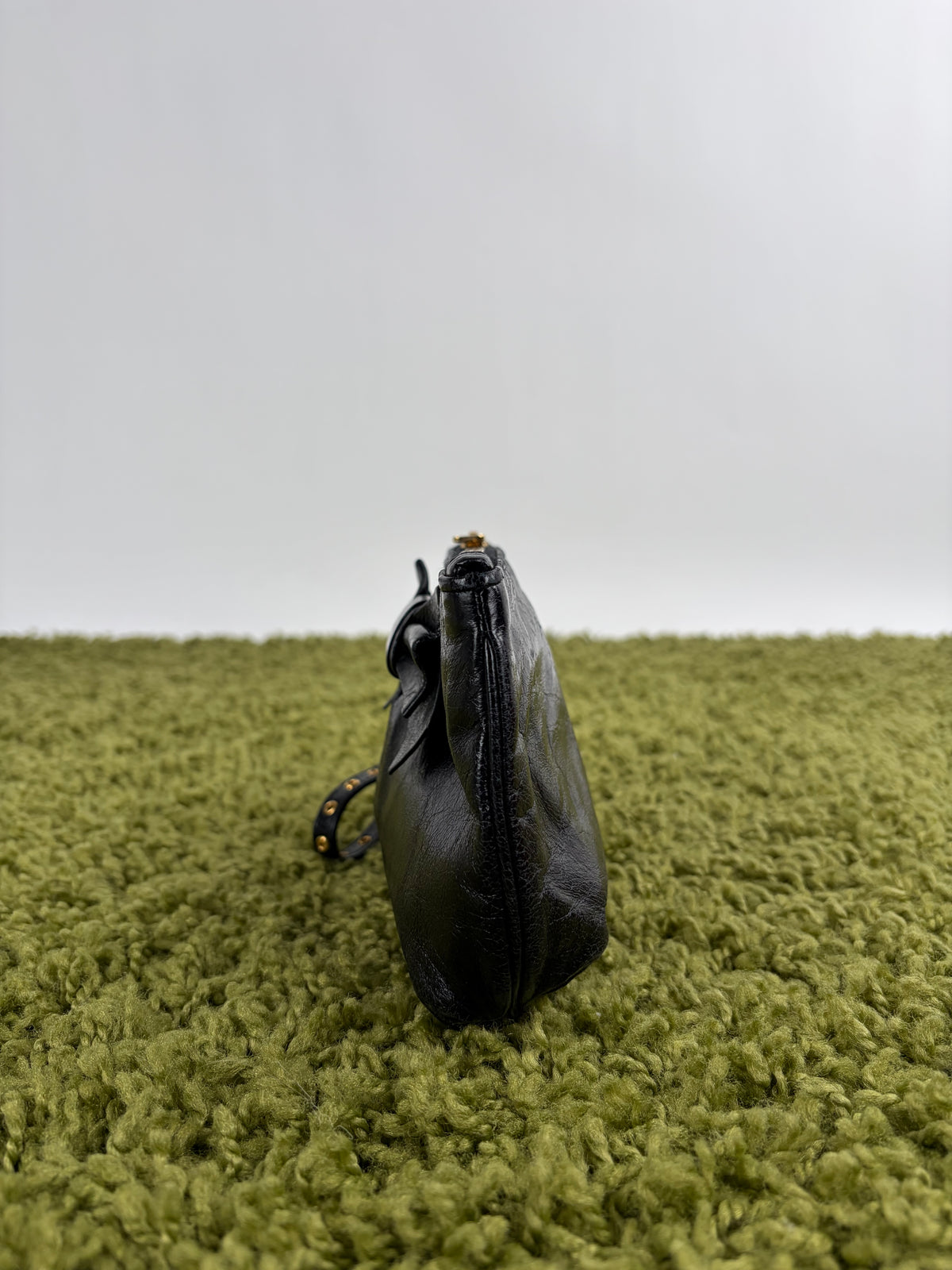 Borsa Miu Miu Pour Accessories Vitello Shine Sac Nera
