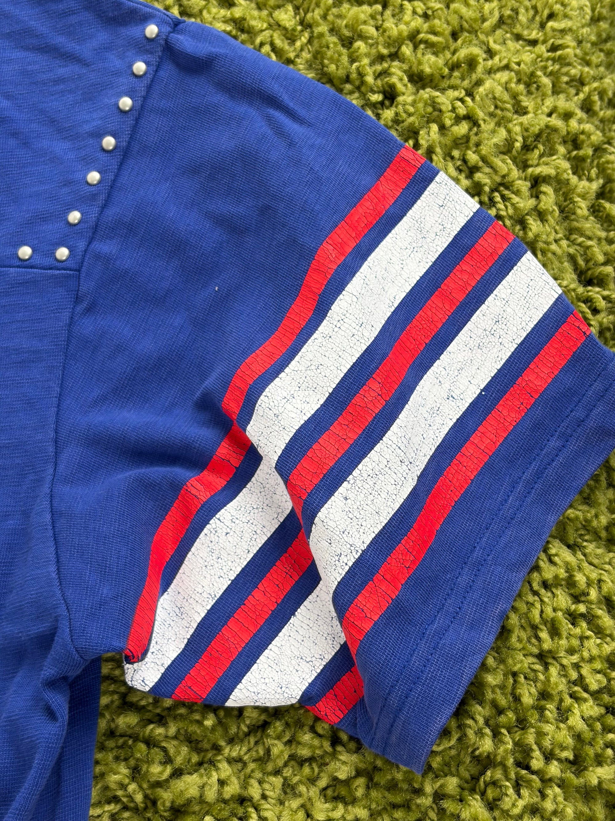 T shirt Supreme Size L blu rossa e bianca