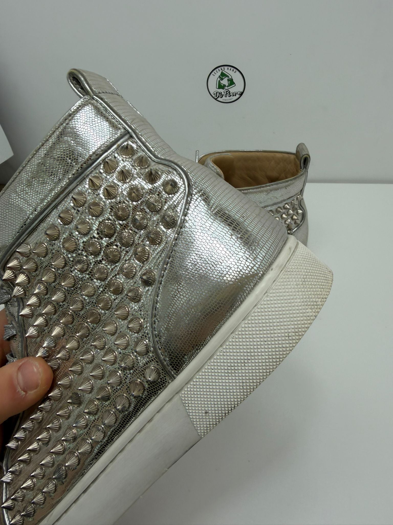 Christian Louboutin 42 argentate