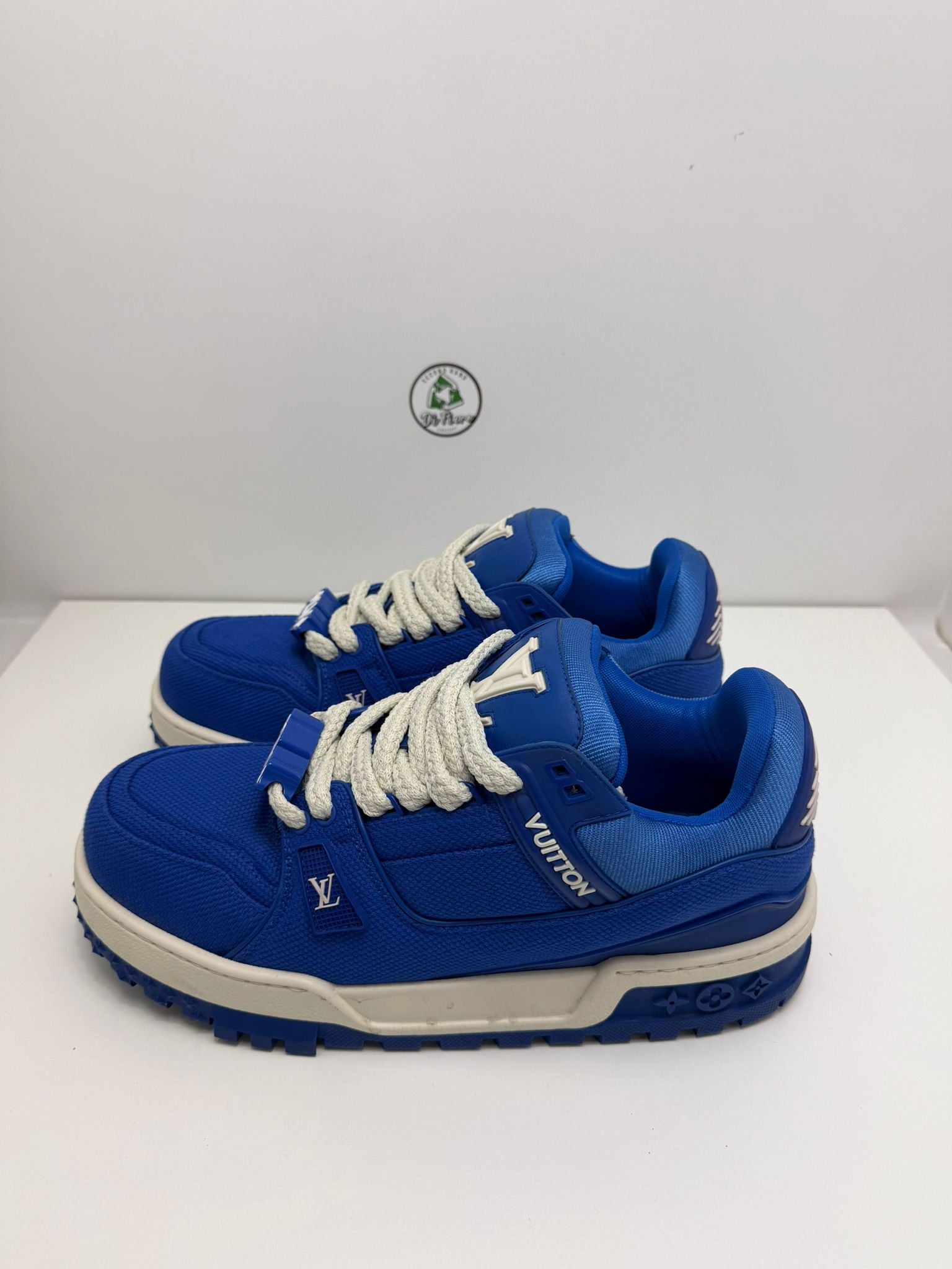Louis Vuitton trainer maxi Size 10=44 veste 45/45.5 blu
