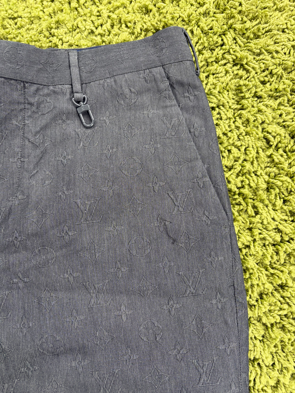Pantalone Louis Vuitton Grigio Monogram 40
