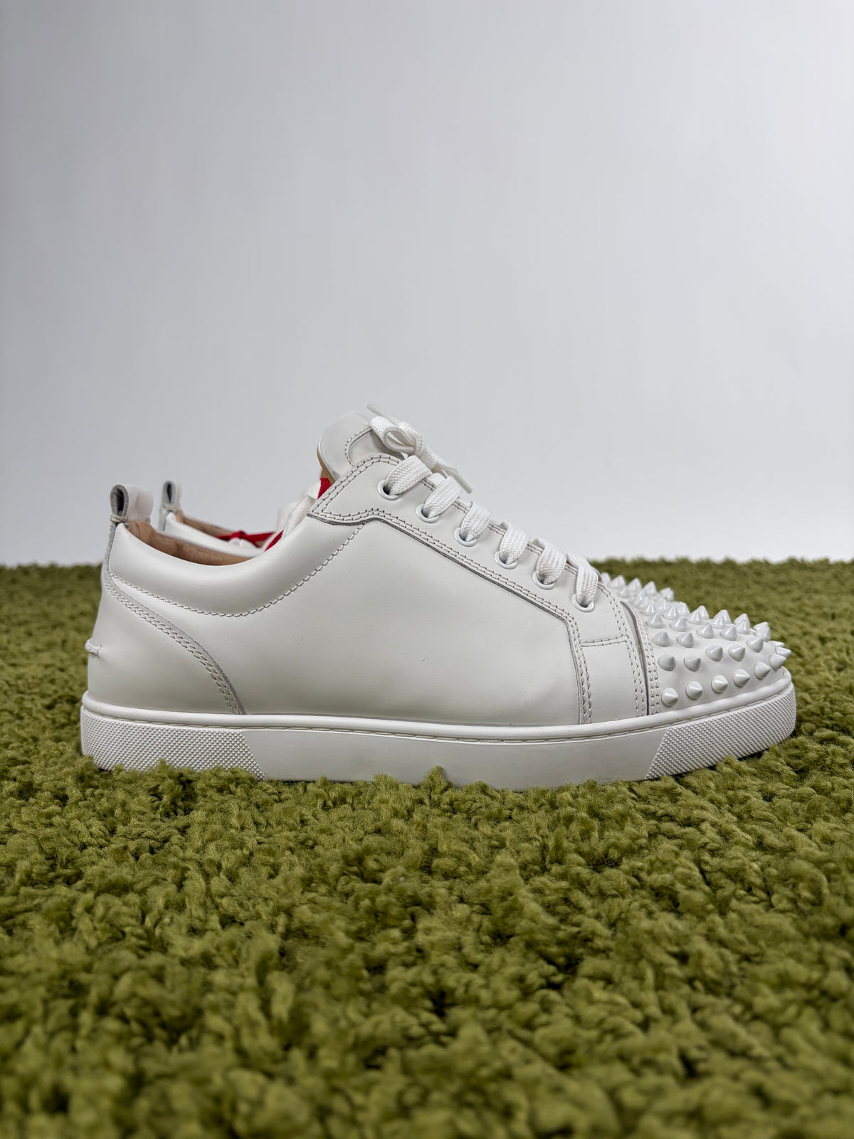 Christian Louboutin Spikes Bianco 43