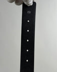 Cintura Prada Reversibile Nero Rosso 90/36 103cm
