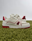 Louis Vuitton Trainer Bianco Rosso 8