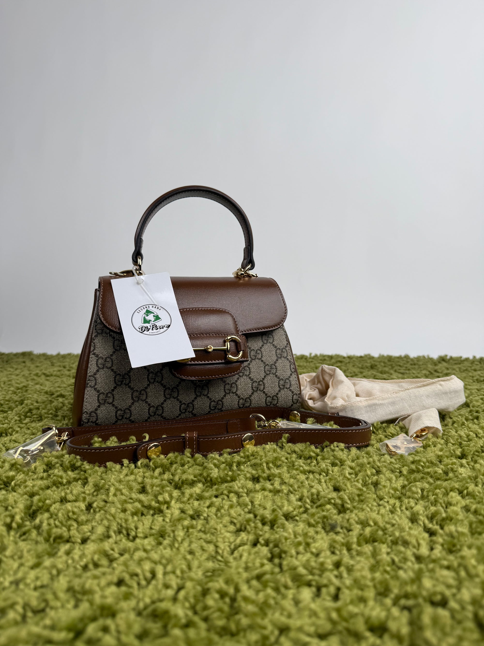 Borsa Horsebit 1955 Gucci Beige