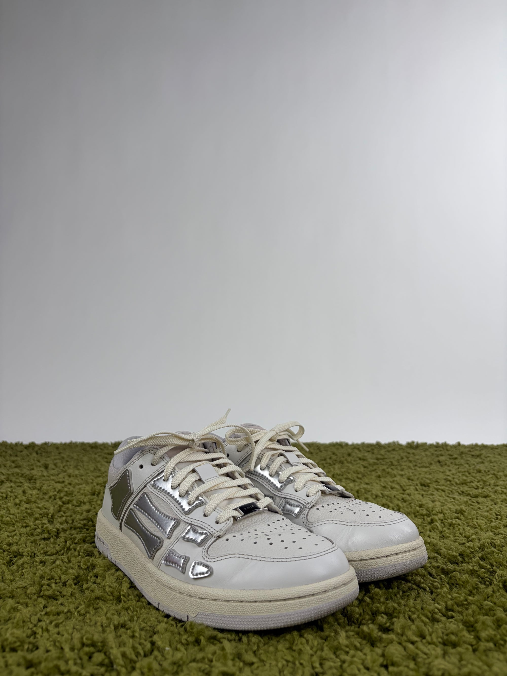 Amiri skeleton Size 38 bianche e argento
