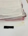 Foulard Gucci beige rosso e blu