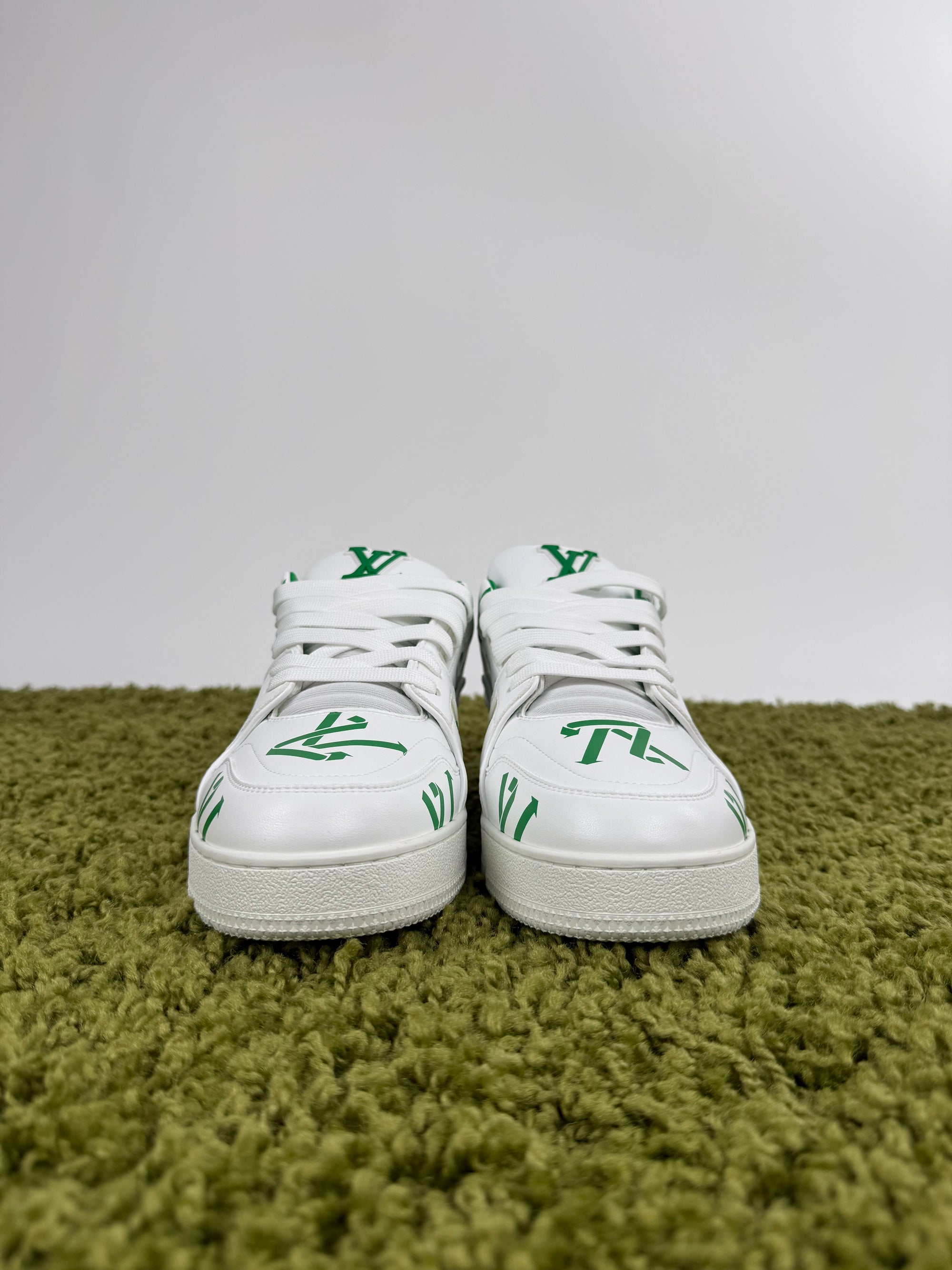 Louis Vuitton Trainer Bianca Verde 9