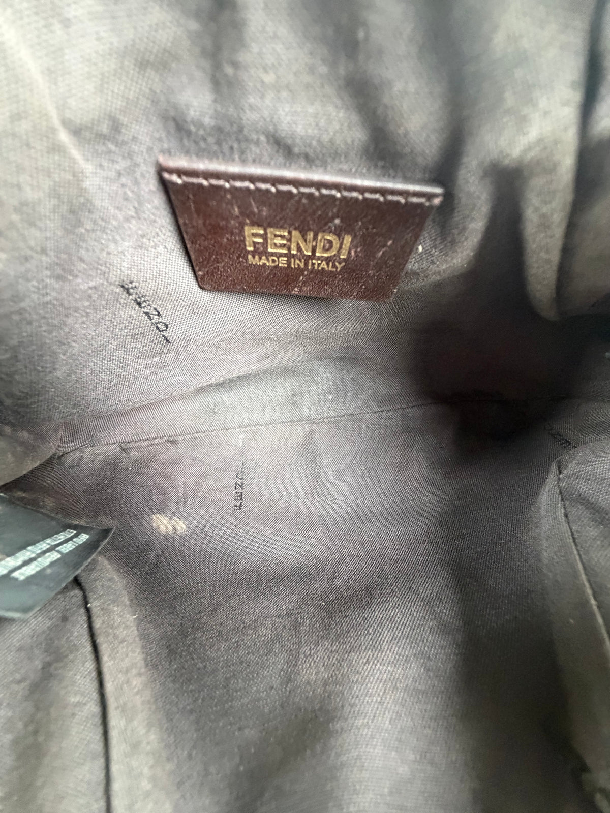 Borsa Fendi Baguette in tela Marrone