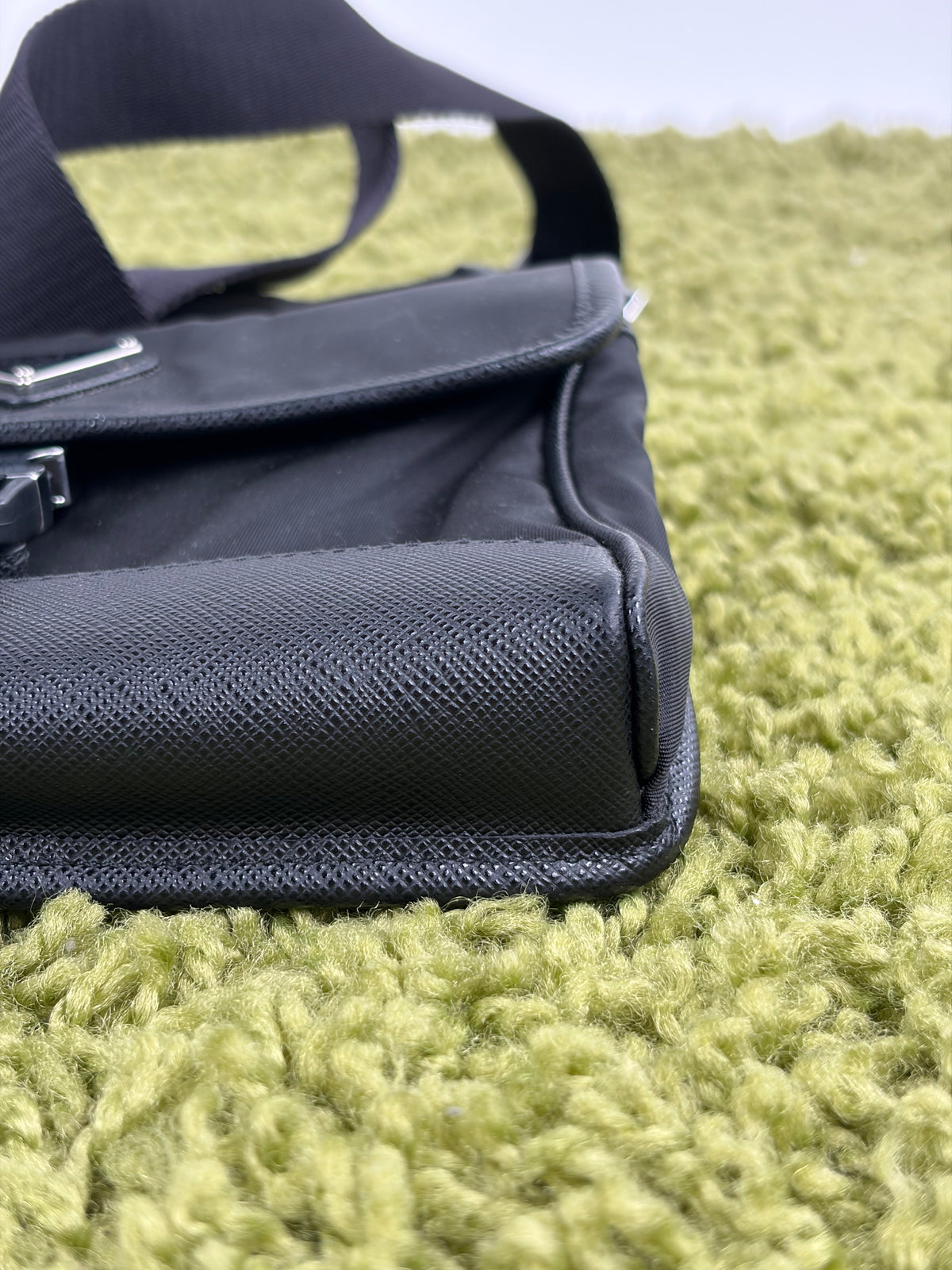 Borsa a tracolla  Prada in Nylon Nero