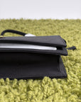Borsa a spalla Prada Mini in raso Nero