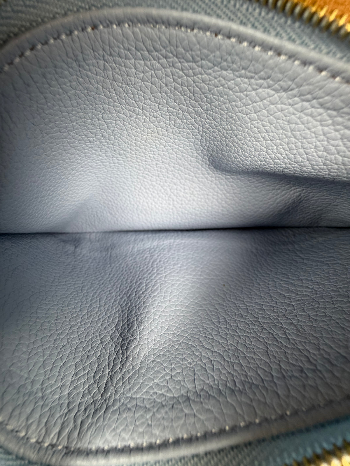 Pochette Louis Vuitton Mylockme Chain Azzurro