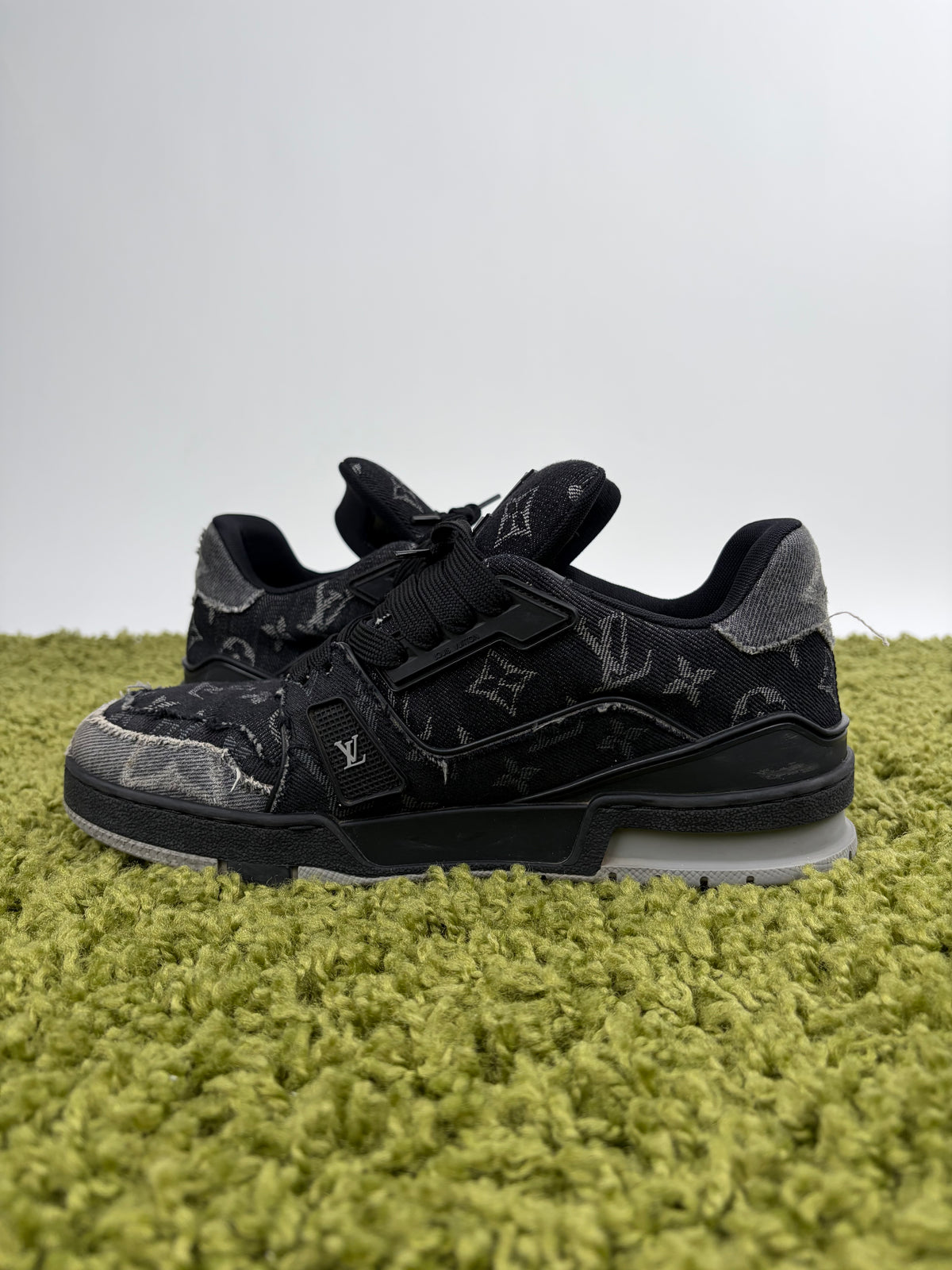 Louis Vuitton Trainer In Denim Nera 6