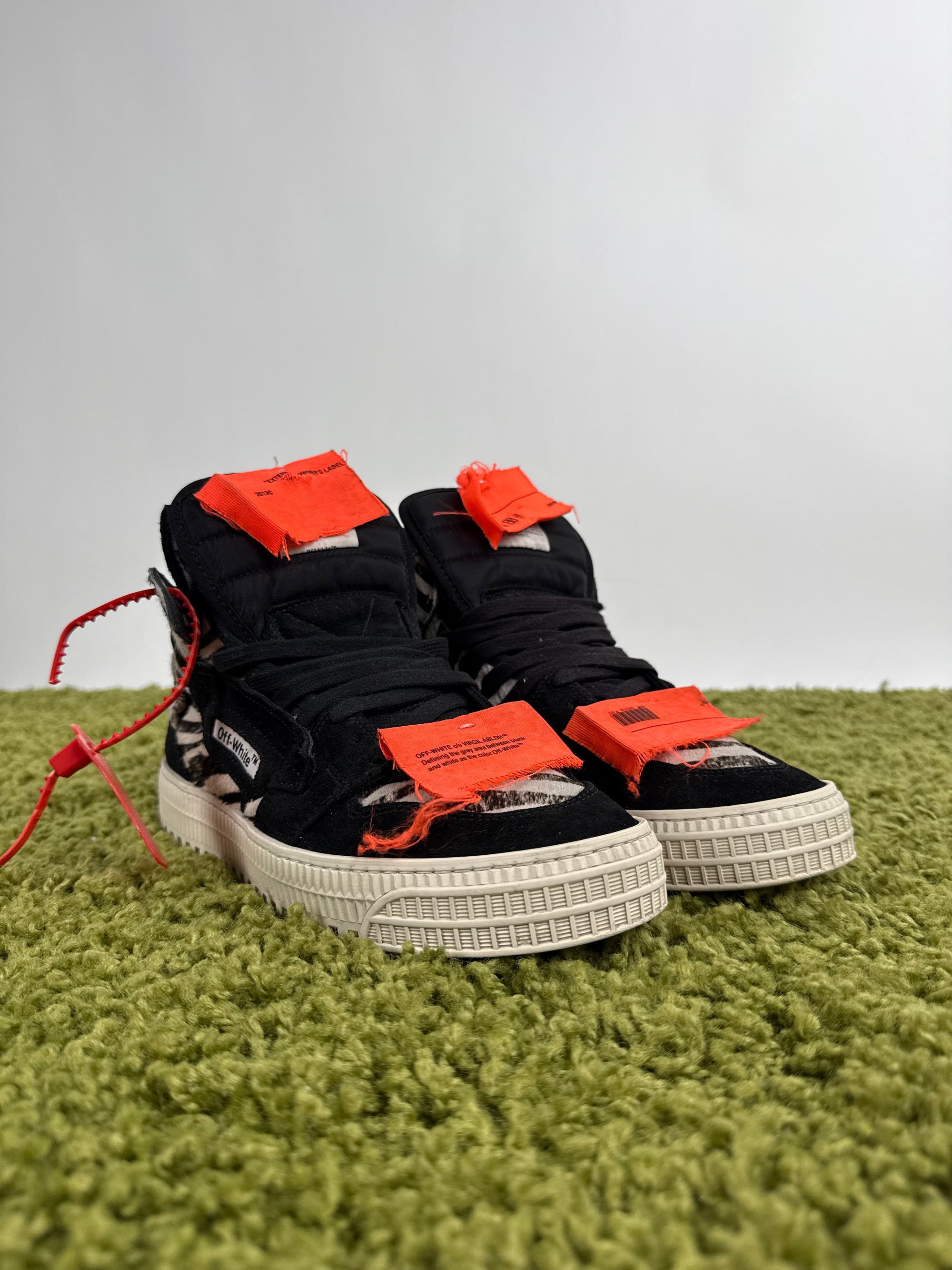 Off White High Sneaker Nere 39