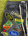 Pantaloncino Jorts Passport Valley Dreams In Denim Nero Multicolor 32