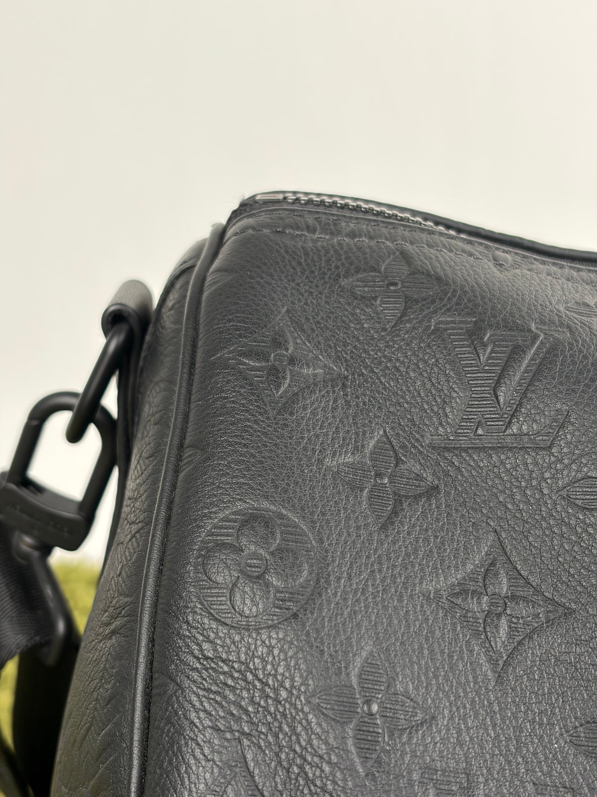 Borsone keepall Louis Vuitton Bandoulière 50 Nera