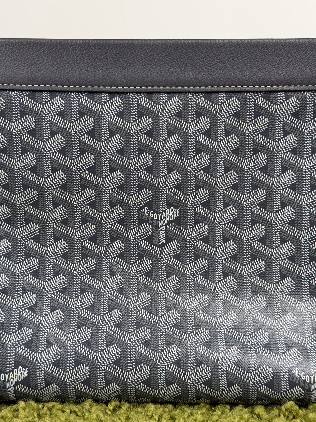 Goyard Pochette Conti in tela Goyardine  Grigia