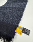 Sciarpa di Fendi in lana di tosa jacquard