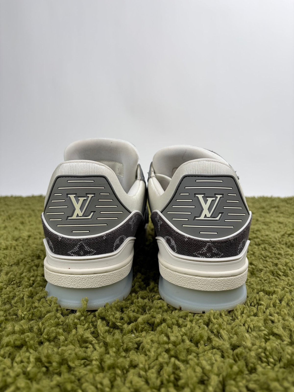 Louis Vuitton Trainer Denim Grigia 7 - Second Hand Di Fiore