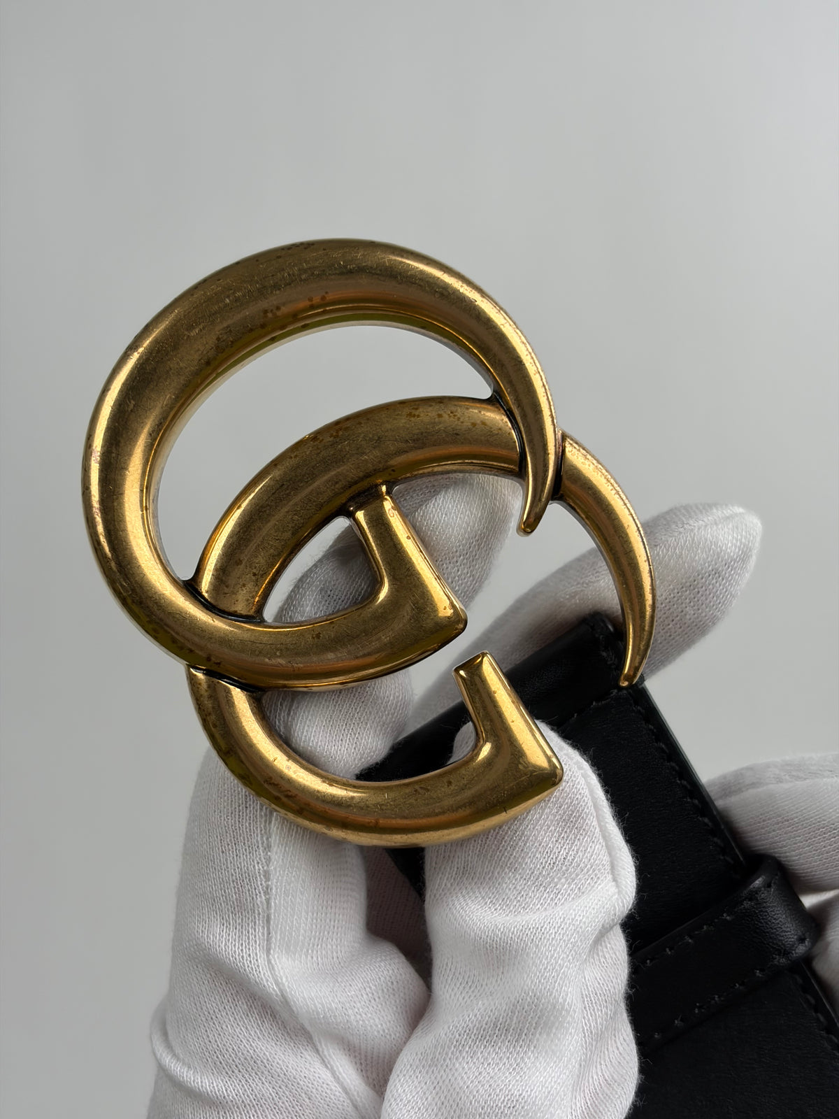 Cintura Gucci Nera 80/32 95cm
