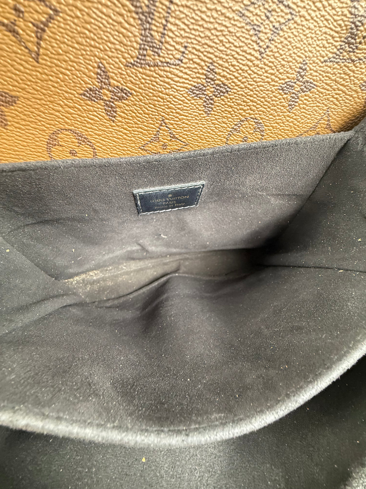 Borsa Louis Vuitton Metis in tela Monogram Reverse Marrone