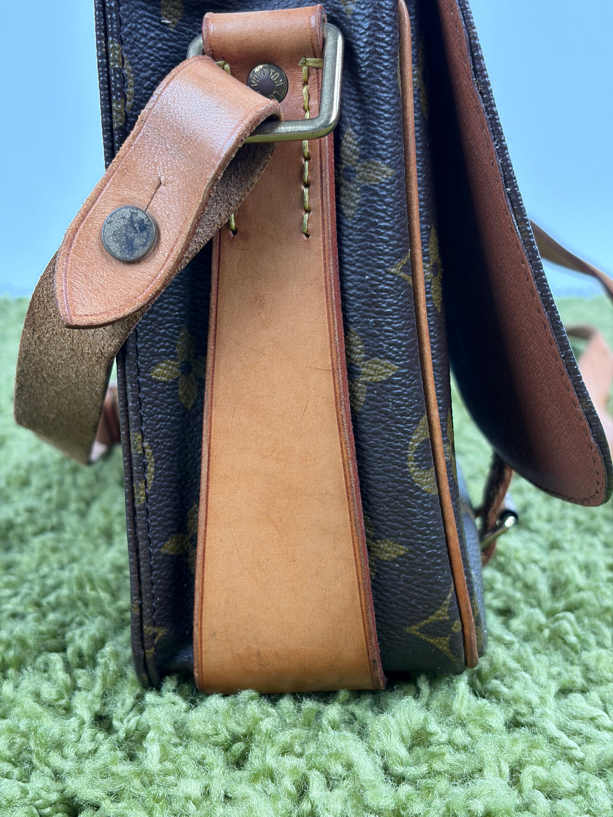 Borsa a tracolla Louis Vuitton Cartouchière Marrone