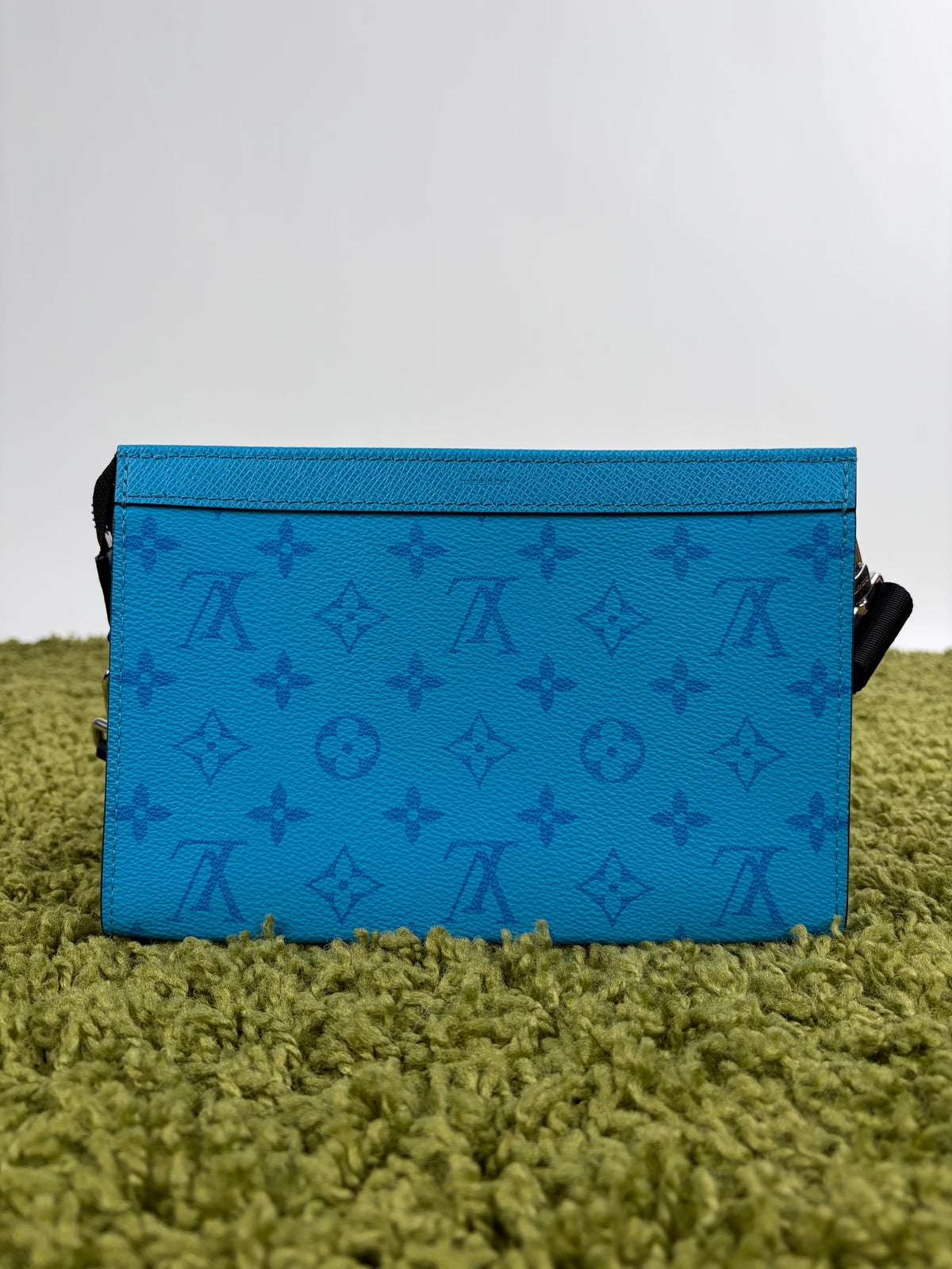 Mini Borsa a tracolla Louis Vuitton Gaston Azzurra