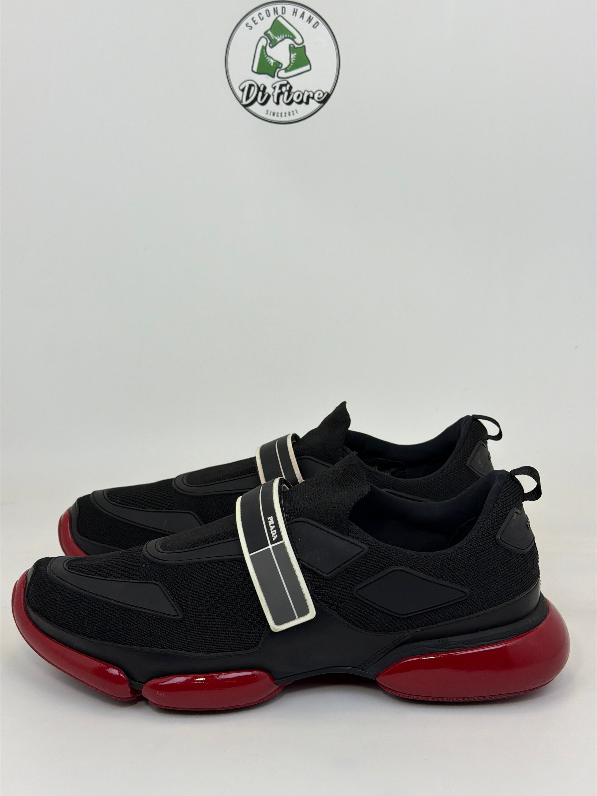 Prada cloudbust Size 9=43 nero e rosso