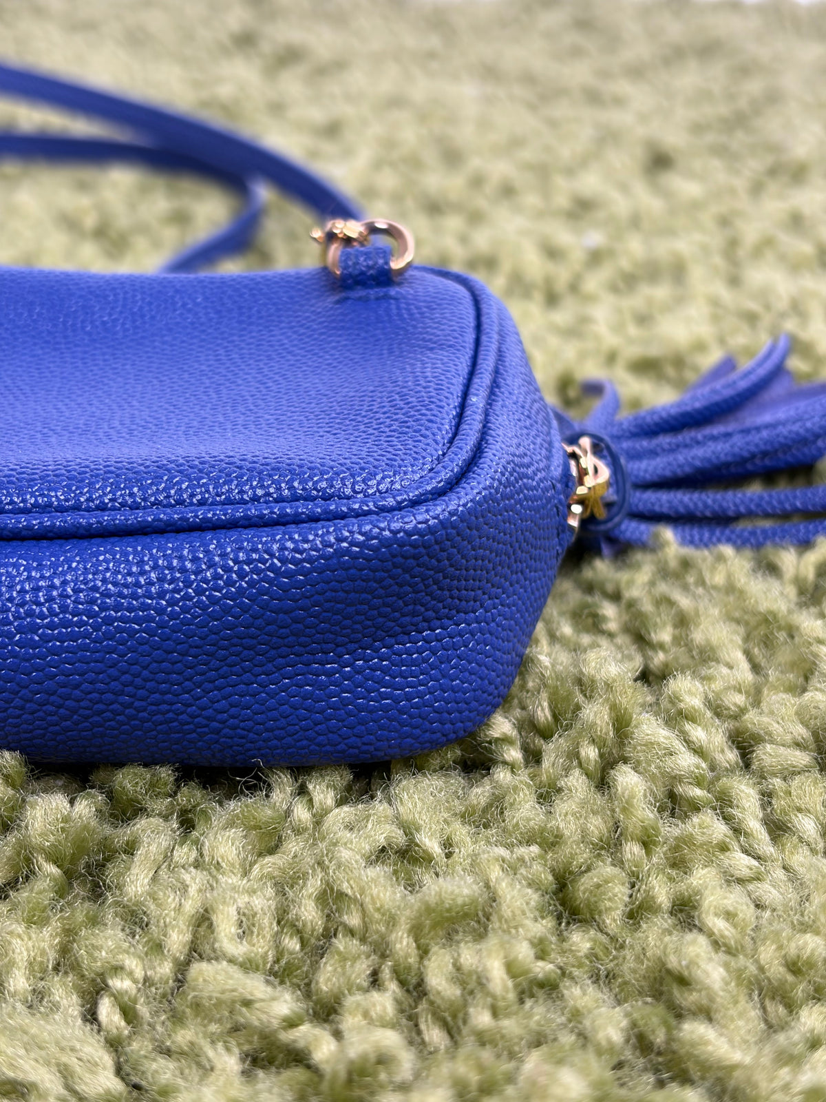 Borsa a spalla Saint Laurent Baby LoubBlu