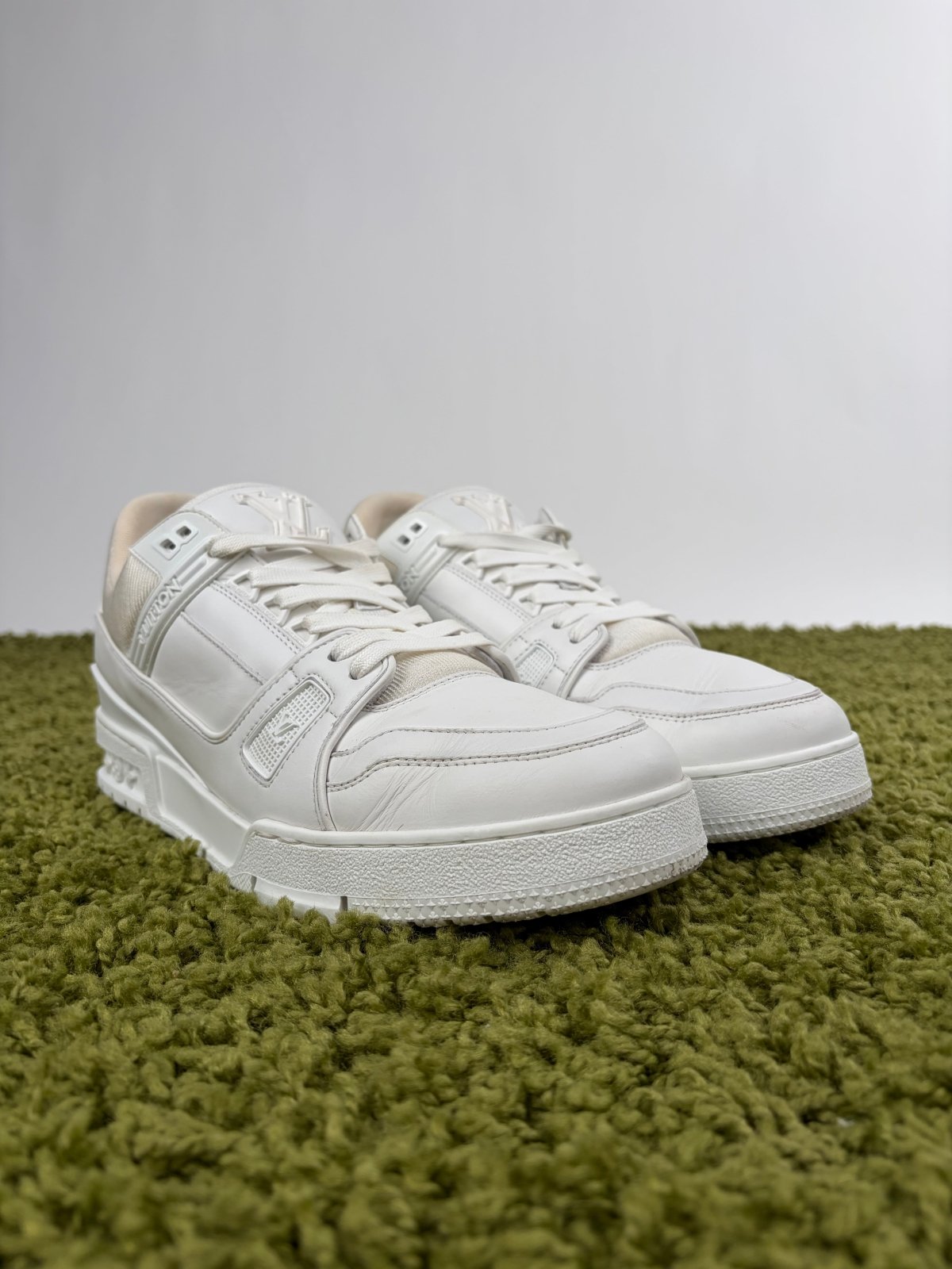 Louis Vuitton Trainer Bianco 9 - Second Hand Di Fiore